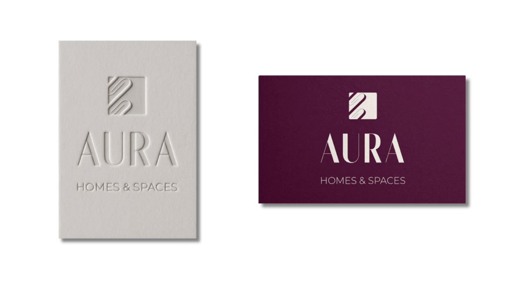 Aura Homes and Spaces_Visitenkarten